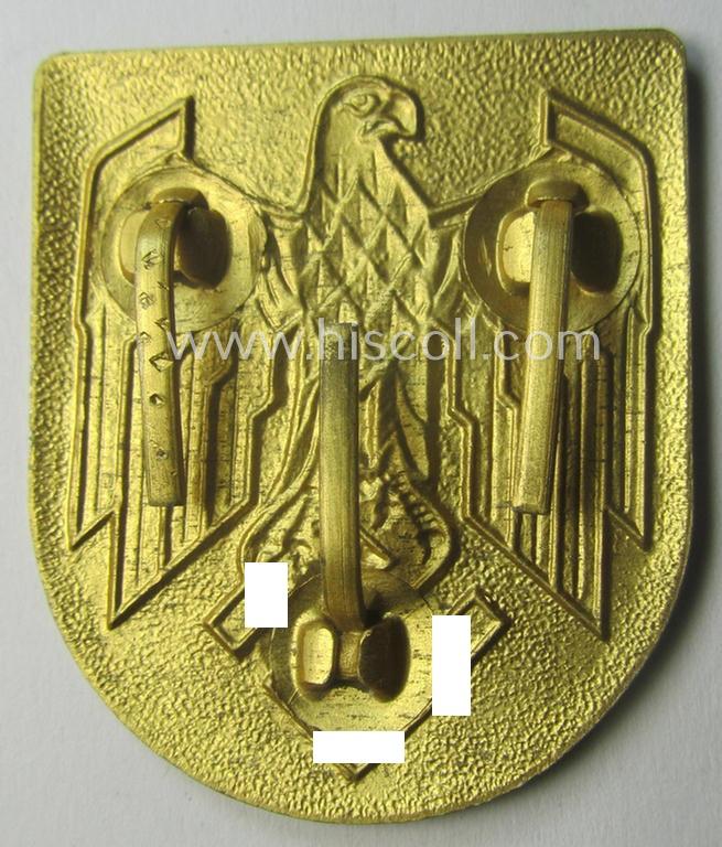 WH (KM) tropical eagle-'pith-helmet'-shield (being a: non-marked example that comes in a 'virtually mint' condition)