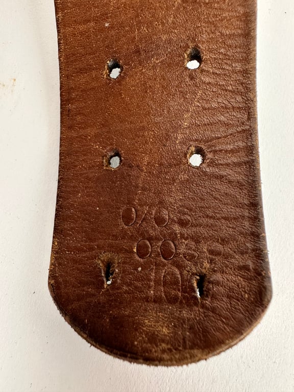 Waffen-SS Belt & Buckle  "Overhoff"