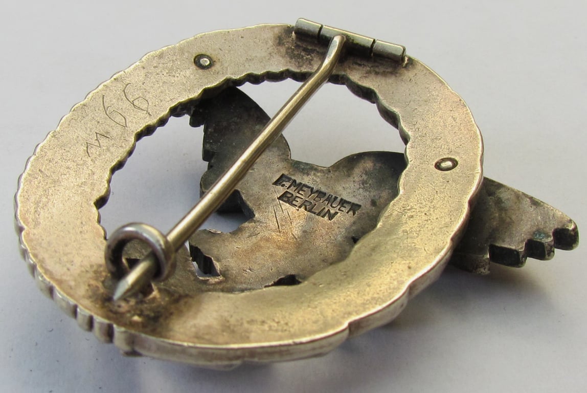 Luftwaffe Observer Badge by P. Meybauer, Berlin – Early Tombak/Buntmetall