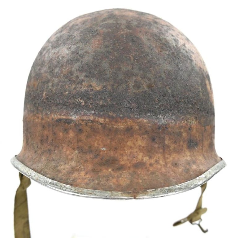 US WW2 Salty Navy M1 Helmet
