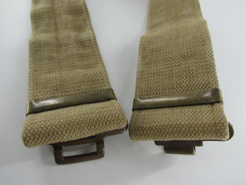 British WWII Webbing Combat Belt