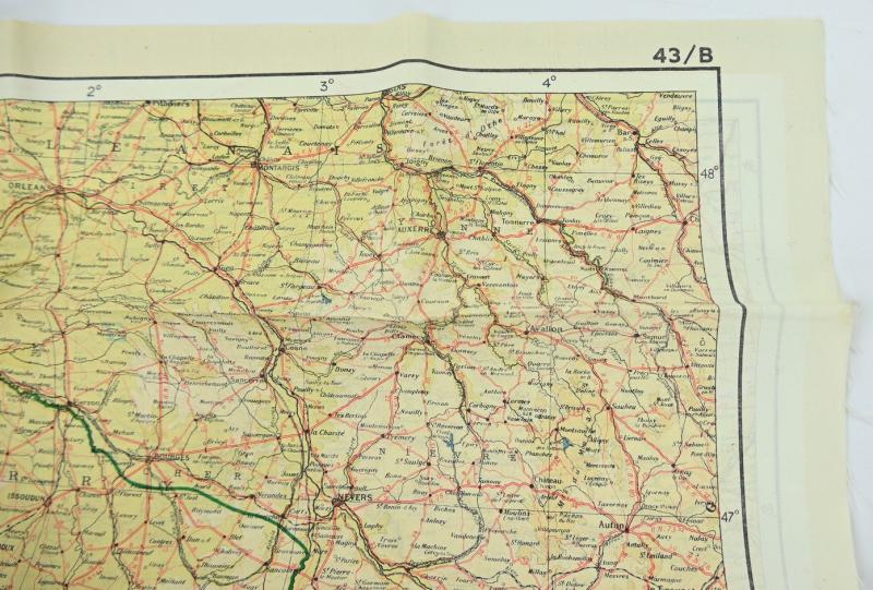 USAAF WW2 Pilot Escape Map 43A/B