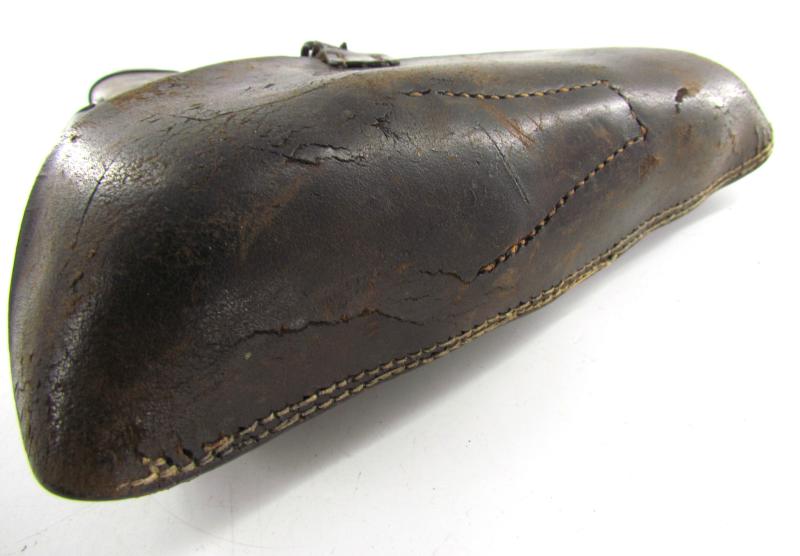 WW1 Hardshell P08 Luger Holster Dated 1915