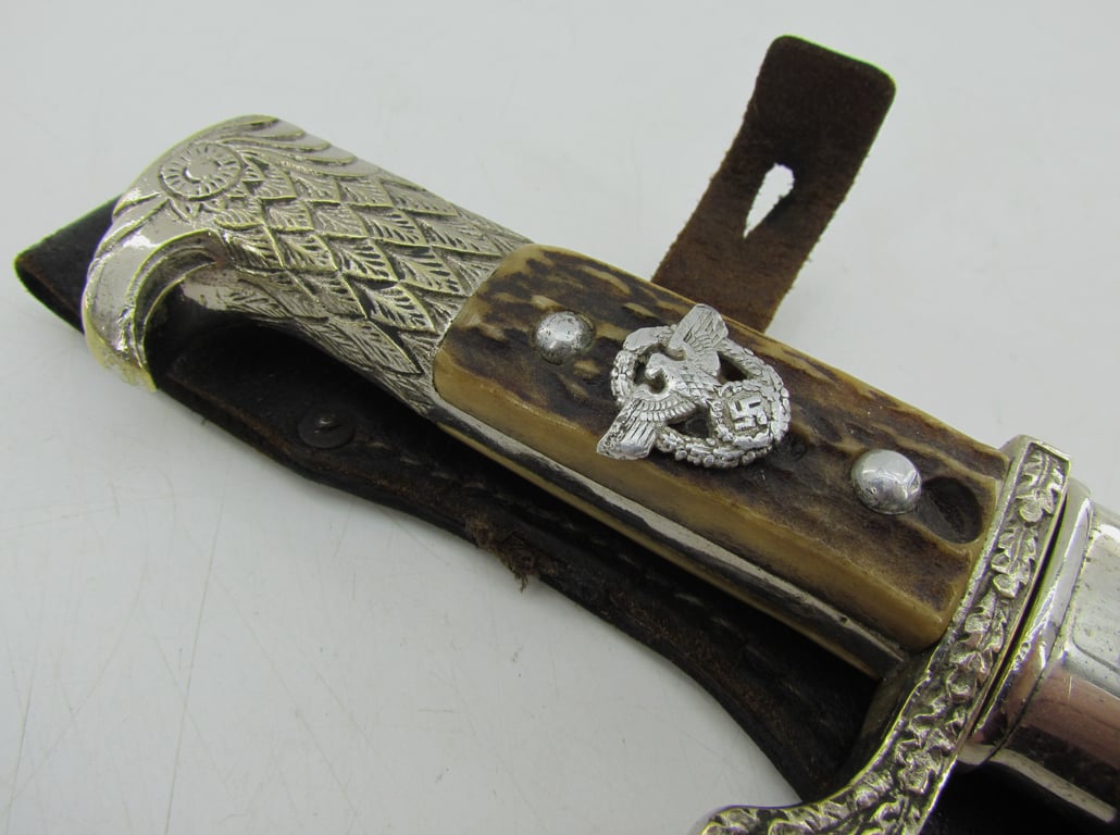 Matching Unit Marked Police Long Bayonet by by Carl Eickhorn, Solingen.