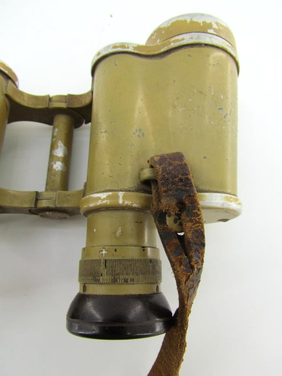 Wehrmacht tan colored binoculars ‘Dienstglas’ 6×30 by CAG