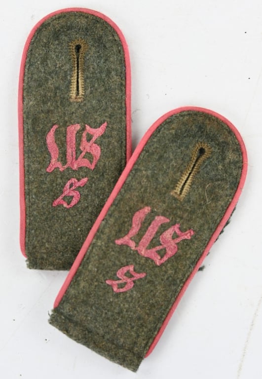 German WH Unteroffiziersvorschule Sigmaringen Shoulderboards