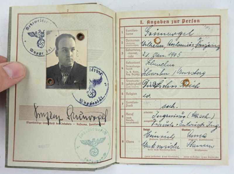German Third Reich Grouping Oberingenieur 'Vinzenz Grünvogel' and Developer of the Wehrmacht EinheitsKannister!