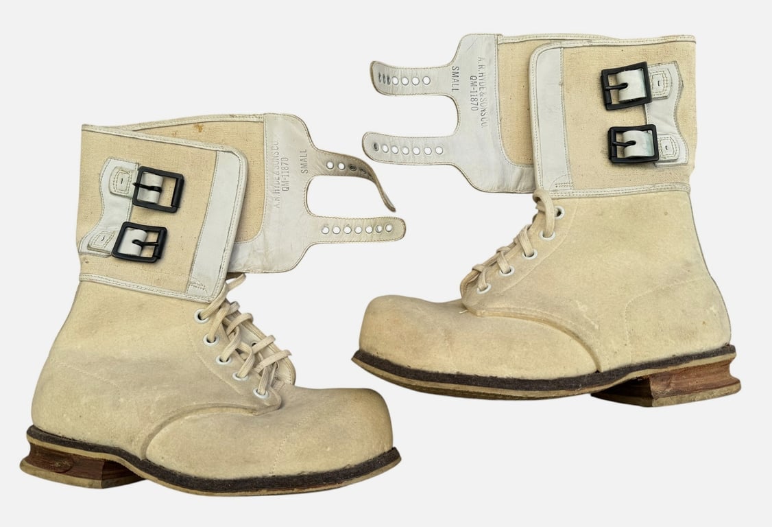 U.S. WWII Arctic Overshoes (“Shoe Pacs”) – 2 Buckle Type
