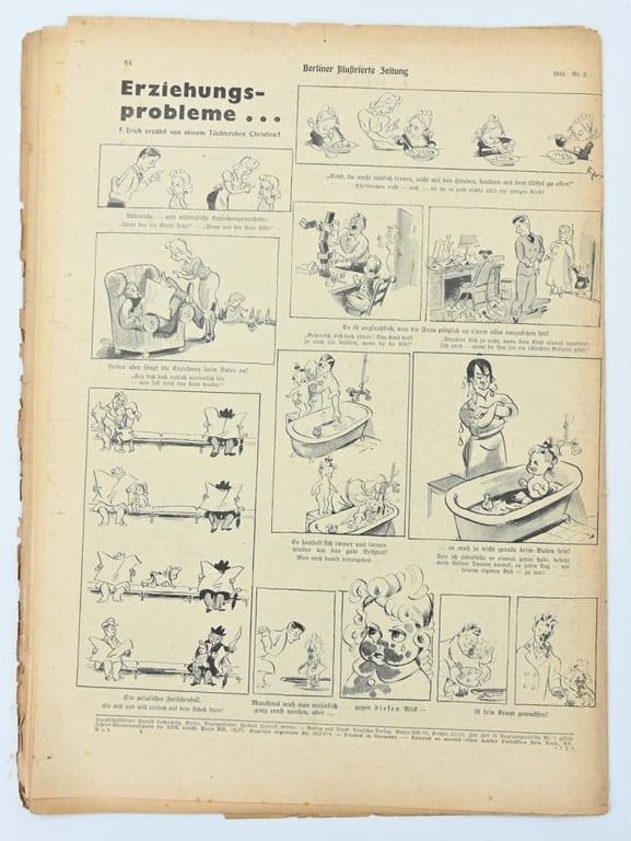 German Berliner Illustrierte Zeitung Newspaper 1941
