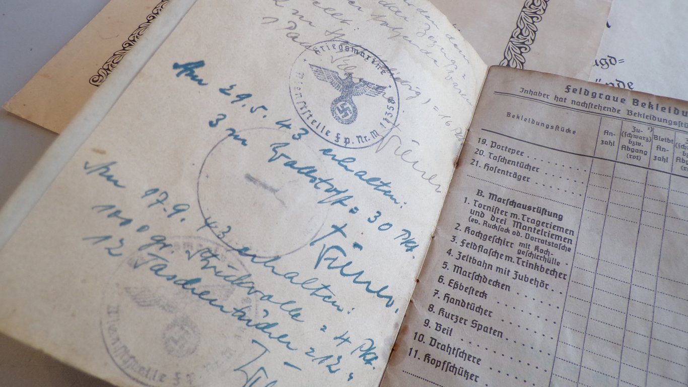 Kriegsmarine grouping of a KM Oberfeldwebel