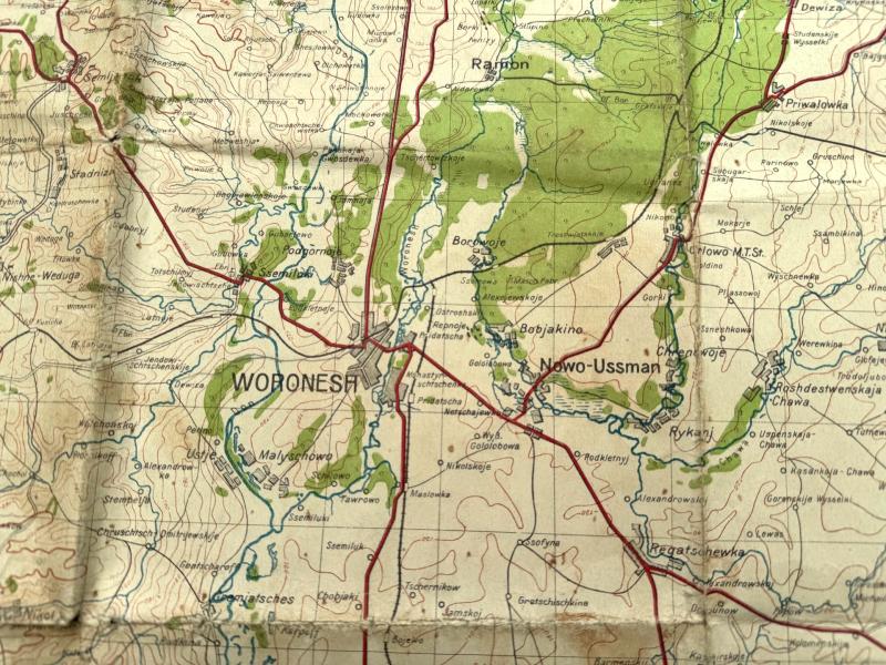 Deutsche Heereskarte Sonderausgabe A52 'Woronesh'