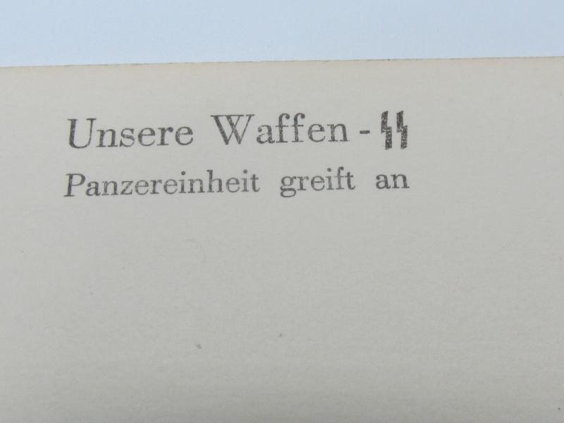 Postcard : Unsere Waffen-SS