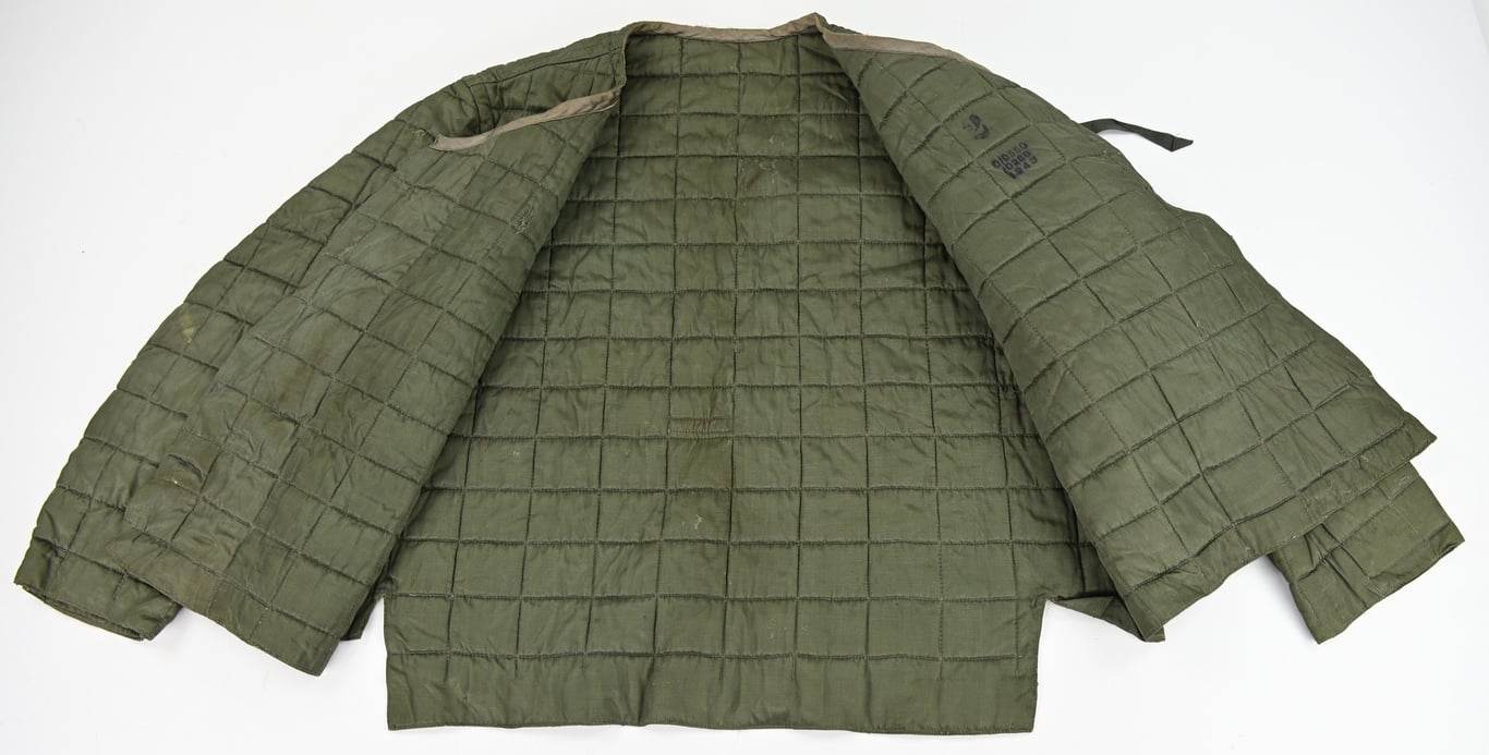 German WH Quilted Rayon Parka Liner