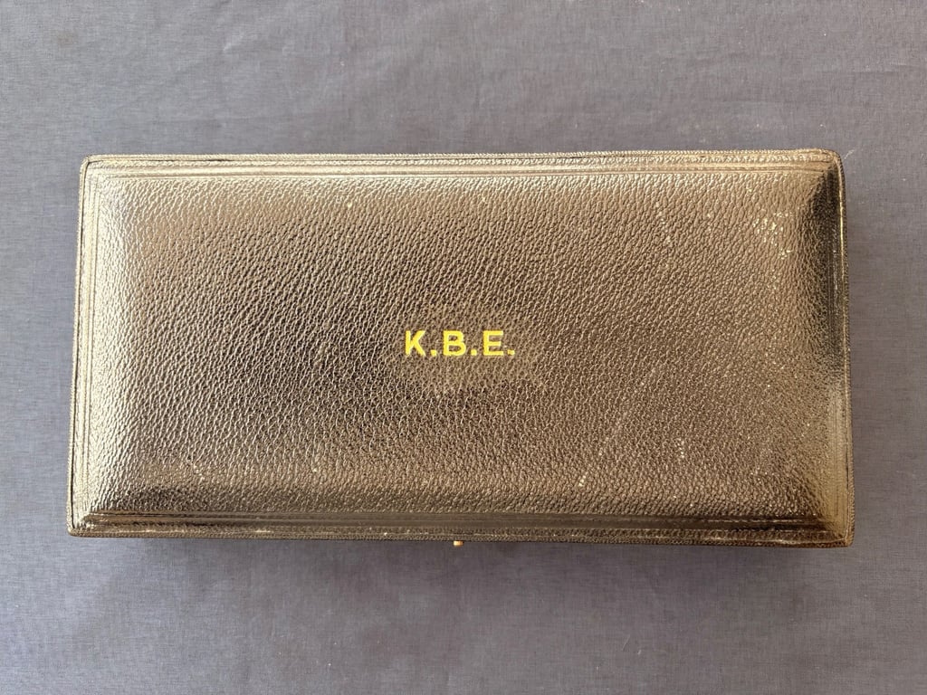 K.B.E NAMED CASED MEDAL SET KNIGHT COMMANDER OF THE ORDER OF THE BRITISH EMPIRE. ADDITIONAL PHOTOS