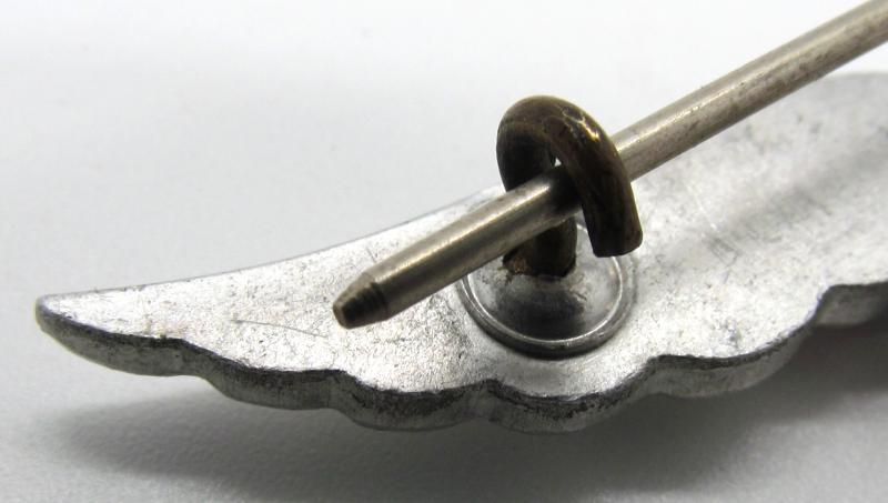 Aluminum Luftwaffe breast eagle for summer tunic or leather flight jacket