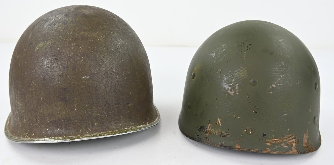 US WW2 M1 Fixed Bale Combat Helmet