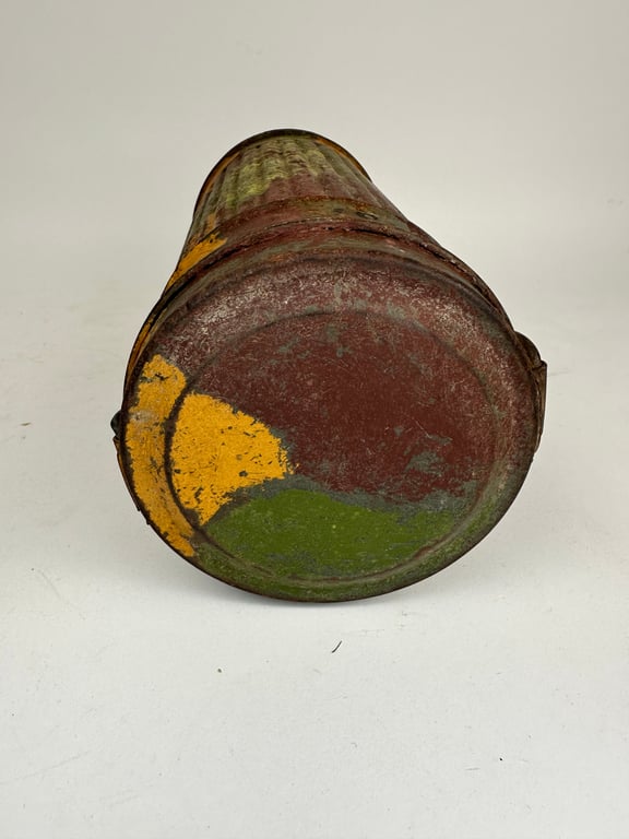 Untouched Camo Gasmask canister "found in Normandie"