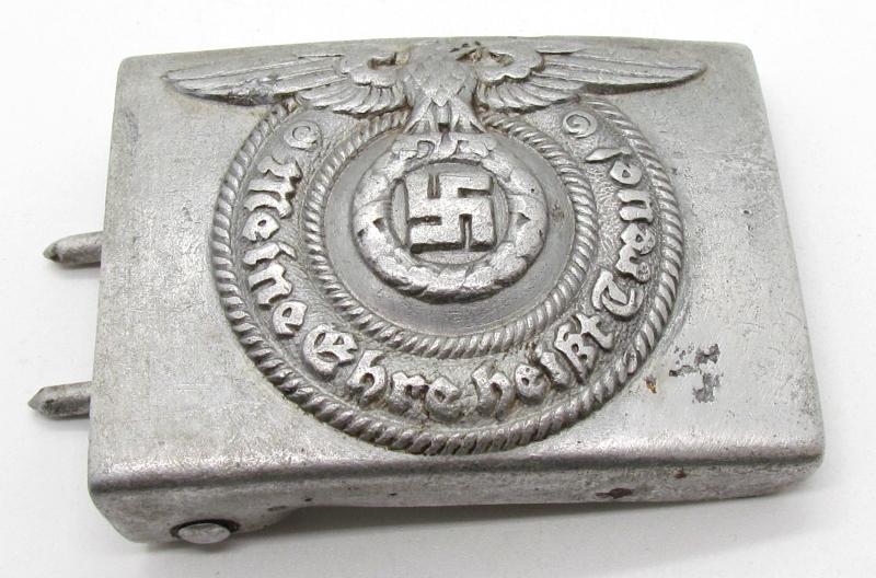 Waffen-SS Aluminum belt buckle by SS 36/39 RZM