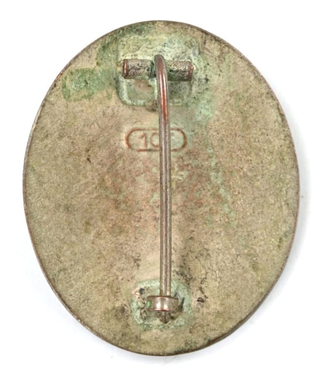 German Wound Badge in Silver '107'