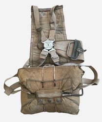 Luftwaffe Fighterpilot Seat with Parachute and harness