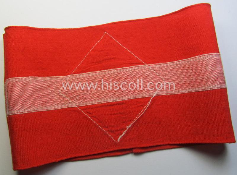 Moderately used- ie. worn, HJ- (ie. 'Hitlerjugend'-) related armband (ie. 'Armbinde')