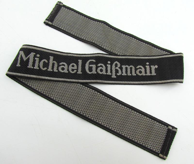 Waffen-SS cufftitle SS-Gebirgs-Regiment 12 ‘Michael Gaissmair’, 6. SS-Gebirgs-Division ‘Nord’