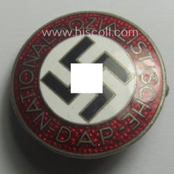 'N.S.D.A.P. - Parteiabzeichen' showing the makers'-designation: 'RzM' and/or:...