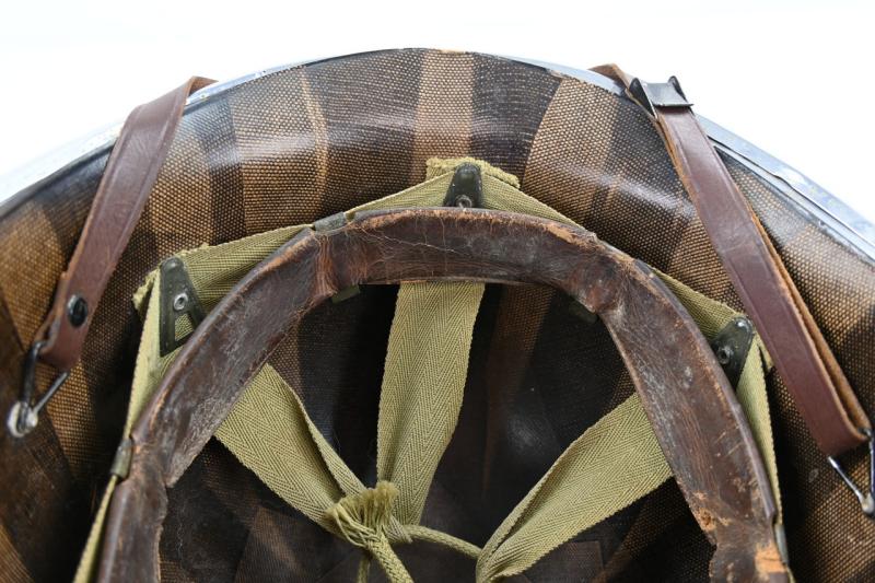 US WW2 Chromed Swivel Bale Helmet 'Schlueter'