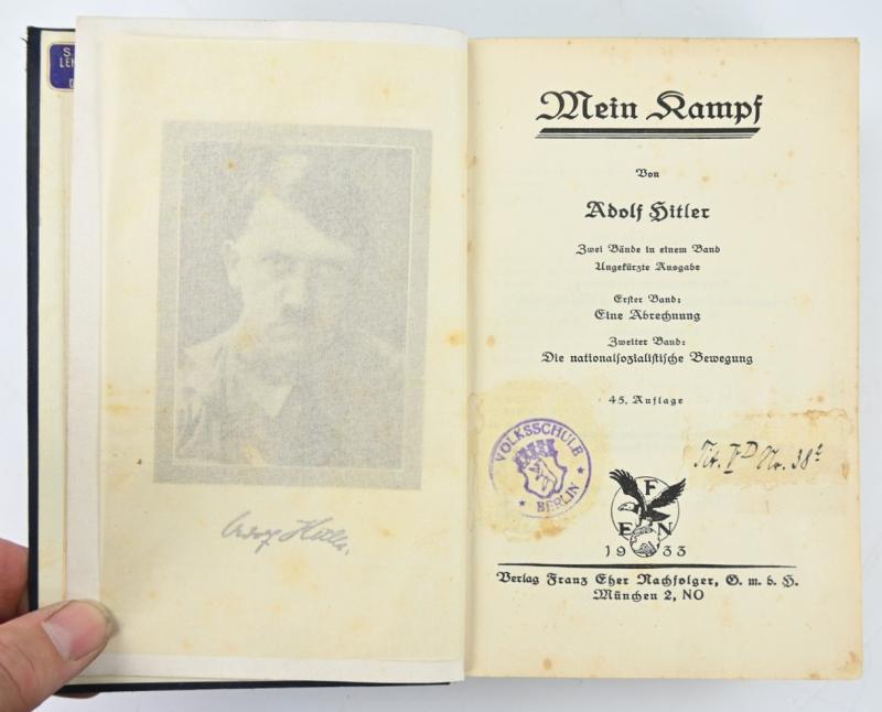 German Adolf Hitler Mein Kampf Book 1933