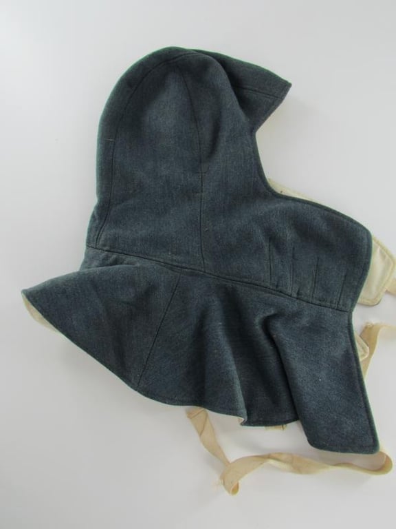1ST Model Luftwaffe Winterhood in Blue Wool