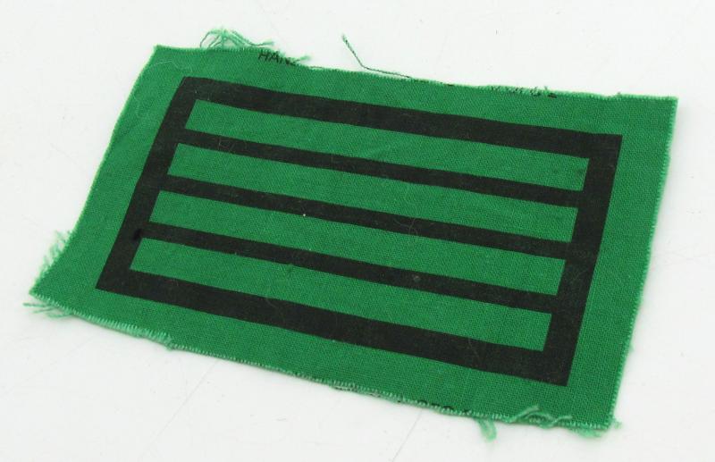 Printed Wehrmacht ( Heer ) camouflage rank patch