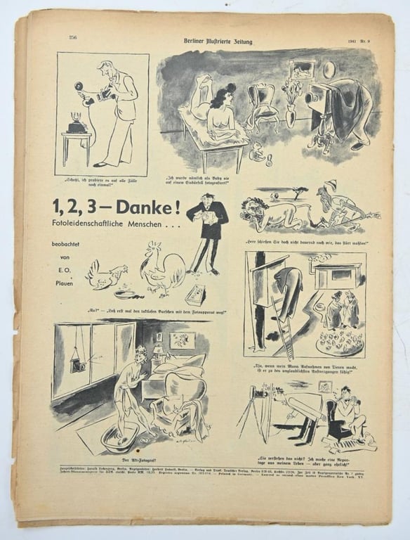 German Berliner Illustrierte Zeitung Newspaper 1941
