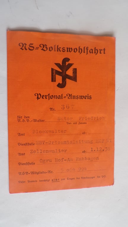 Grouping of an a SA Truppführer