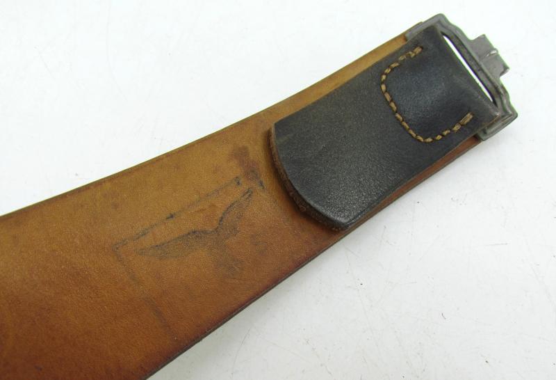 Luftwaffe Leather Equipment belt ( marked )