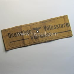 Superb, typically printed- and/or later-war-period, 'variant'-pattern, light-brown- and/or...