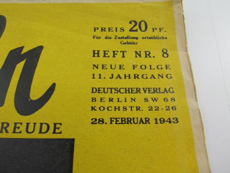 Koralle Magazine dated 28 February 1943