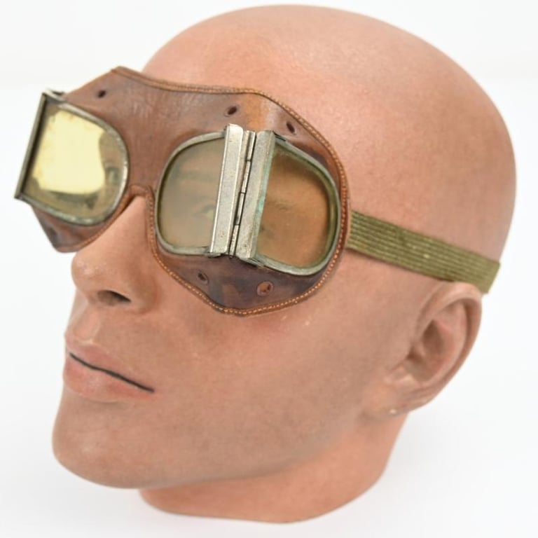 French WW1 Flying Goggles