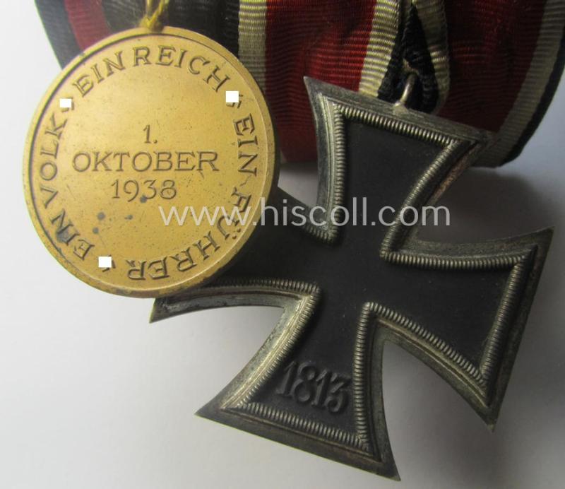 WH (Heeres o. KM etc.) medal-bar (ie.: 'Orden- o. Doppelspange')
