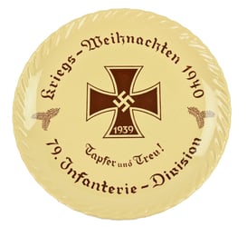 German WH 79th Infantry Division Remembrance Plate 1940