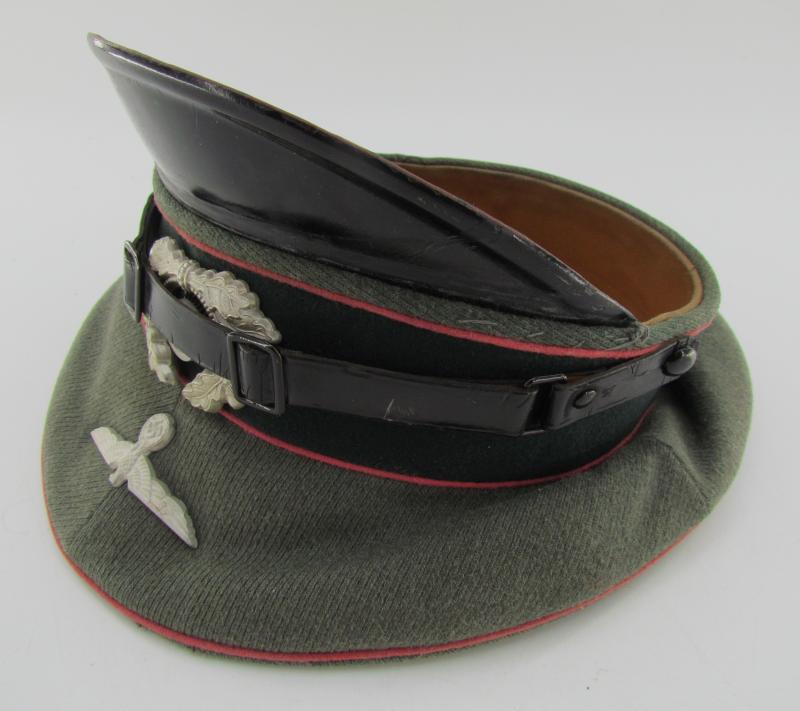 Wehrmacht Heer Panzer EM/NCO Visor Cap (Schirmmütze) – G. Teufel Sohn, 1937