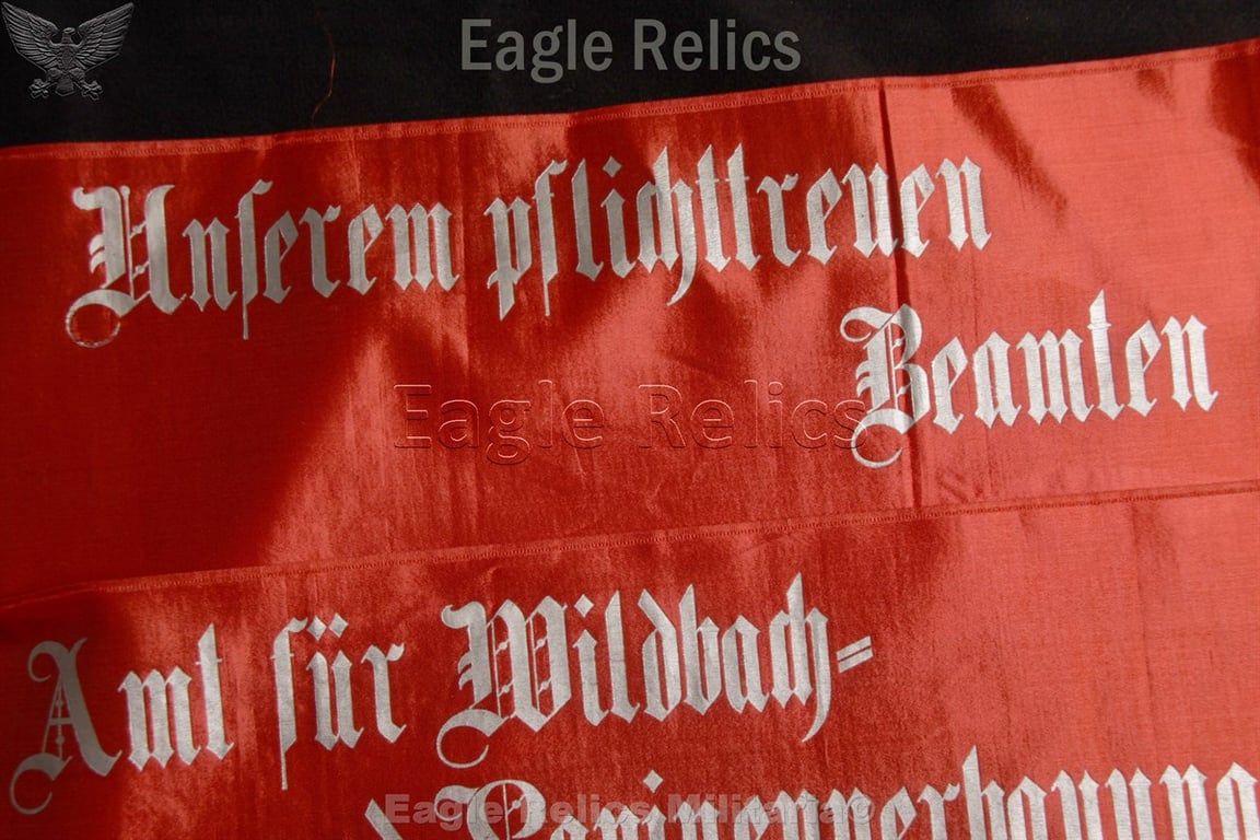 3 metre Long NSDAP Austrian Funeral Sash "Vienna"