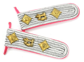 German WH Panzer Officer's Shoulderboard Set