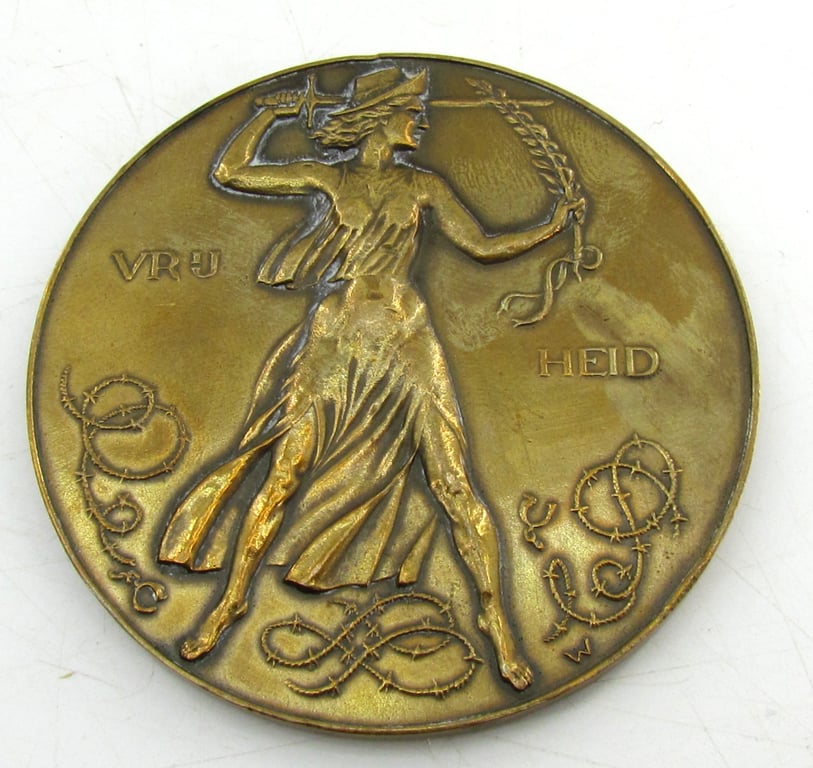 Commemorative Table Medal For Liberation From German Occupation