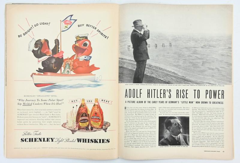 US WW2 Life Magazine August 1940