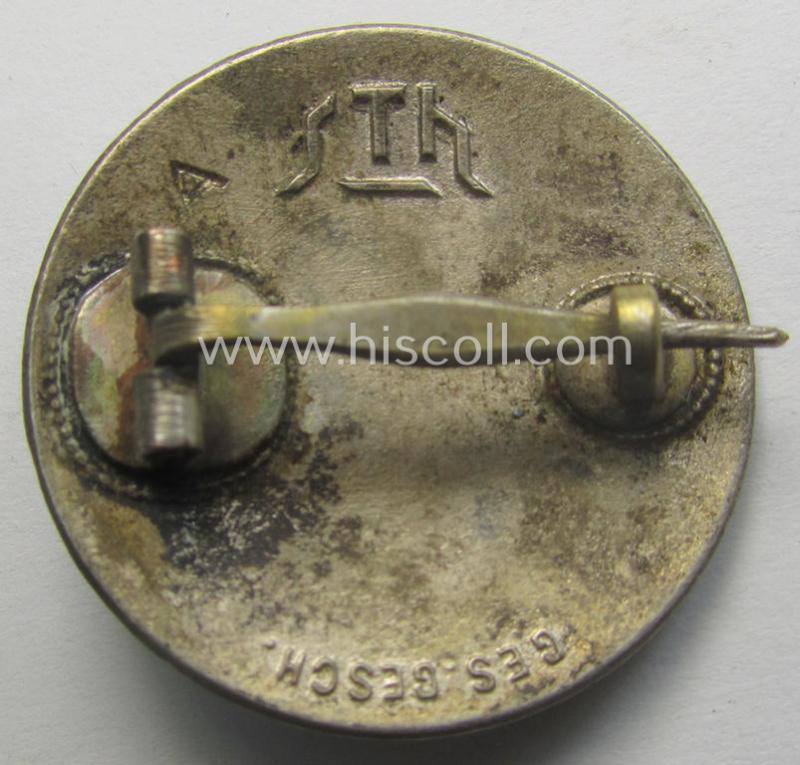 'Der Stahlhelm' - Bund der Frontsoldaten (Sta) - Eintrittsabzeichen 1932' being a non-engraved- (albeit 'A'-marked) example