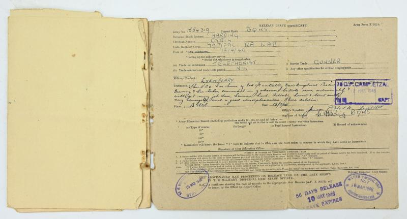 British WW2 21st Army Group Named Grouping