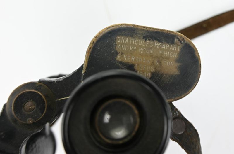 British WW2 Binocular with Carrying Pouch