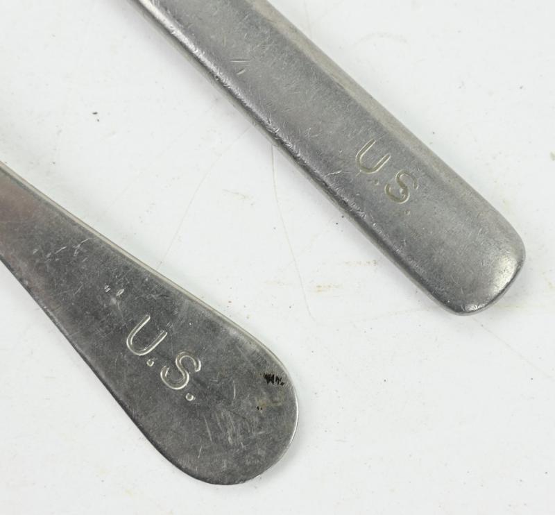 US WW2 Cutlery Set Knife and Spoon