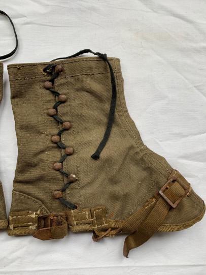 WH (Heer) Gebirgsjäger Canvas Gaiters