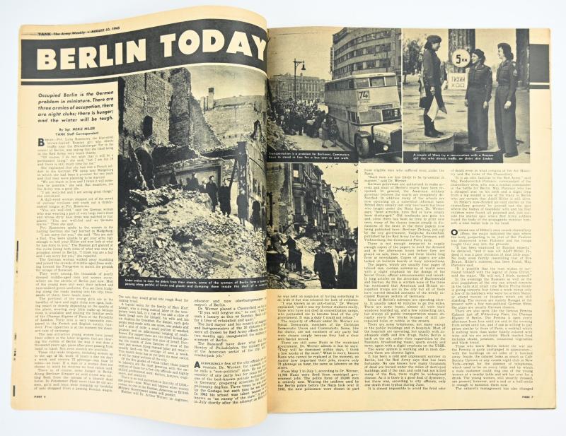US WW2 Yank Magazine 10 August 1945